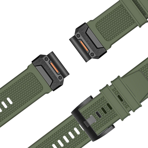 Bandz Bracelet silicone 'Explorer' Garmin Descent G2 (verte)