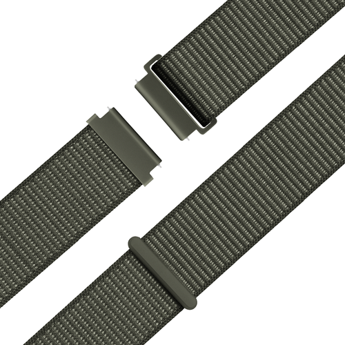 Bandz Bracelet nylon à boucle Garmin Venu 2s (vert foncé)