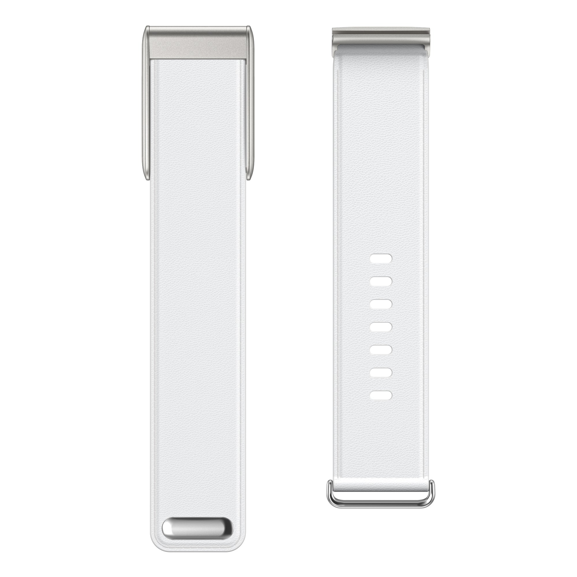 Bracelet cuir compatible avec Whoop 5.0 (blanc)