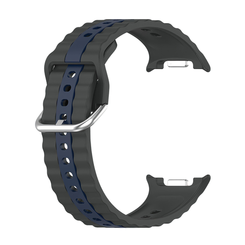 Bracelet sport duo Samsung Galaxy Watch 8 - 40mm (gris foncé/bleu)