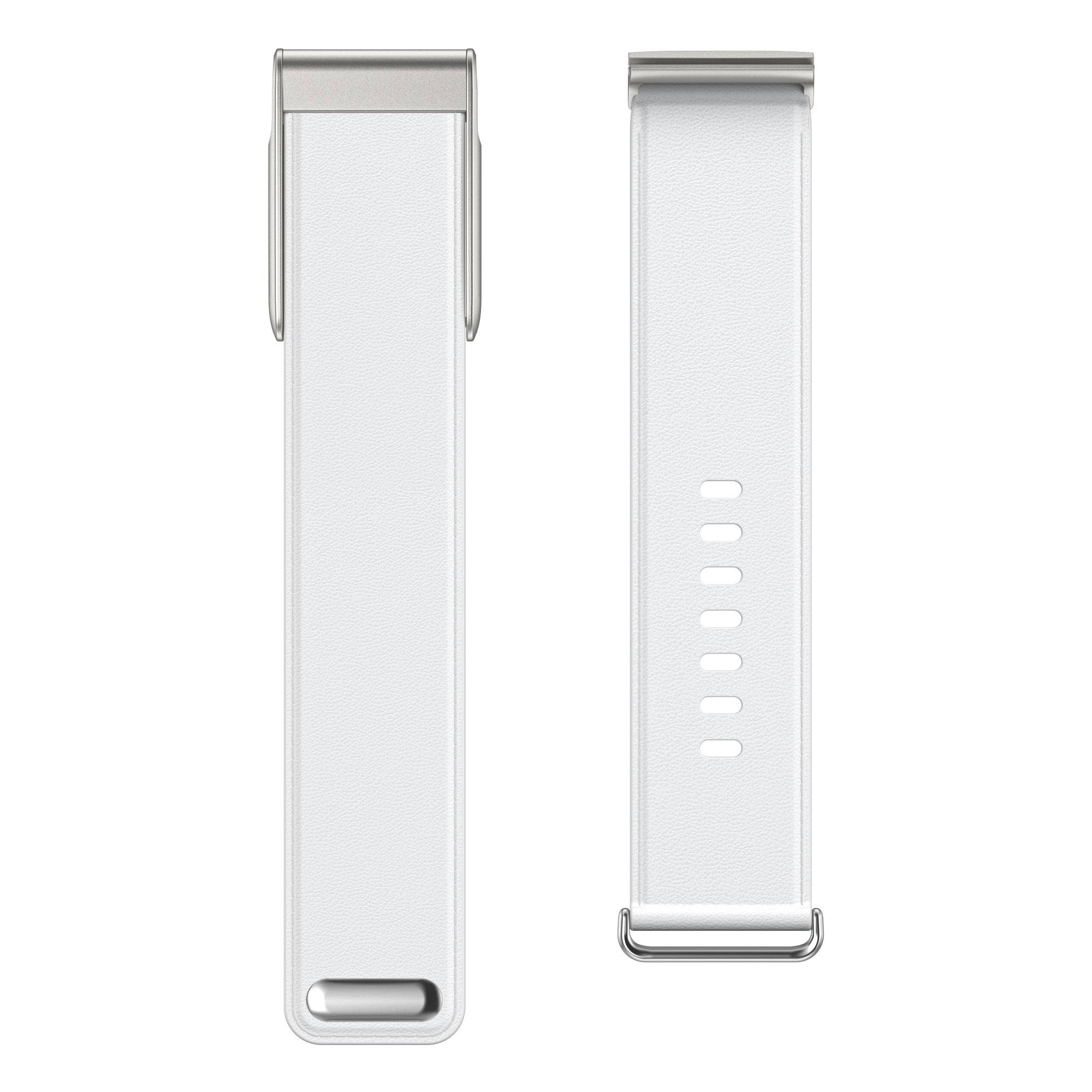 Bracelet cuir compatible avec Whoop MG (blanc)