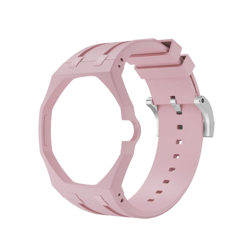 Bracelet silicone - 3 heures Swatch Royal Pop (rose)