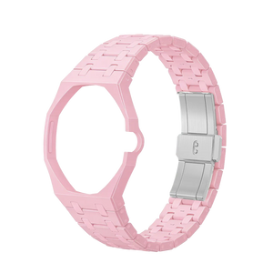Bracelet biocéramique - 3 heures Swatch Royal Pop (rose)