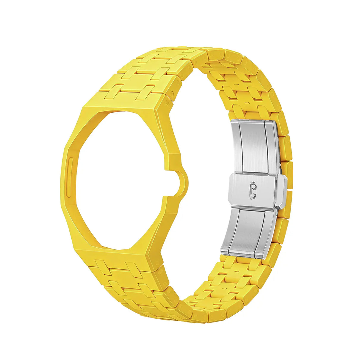 Bracelet biocéramique - 3 heures Swatch Royal Pop (jaune)