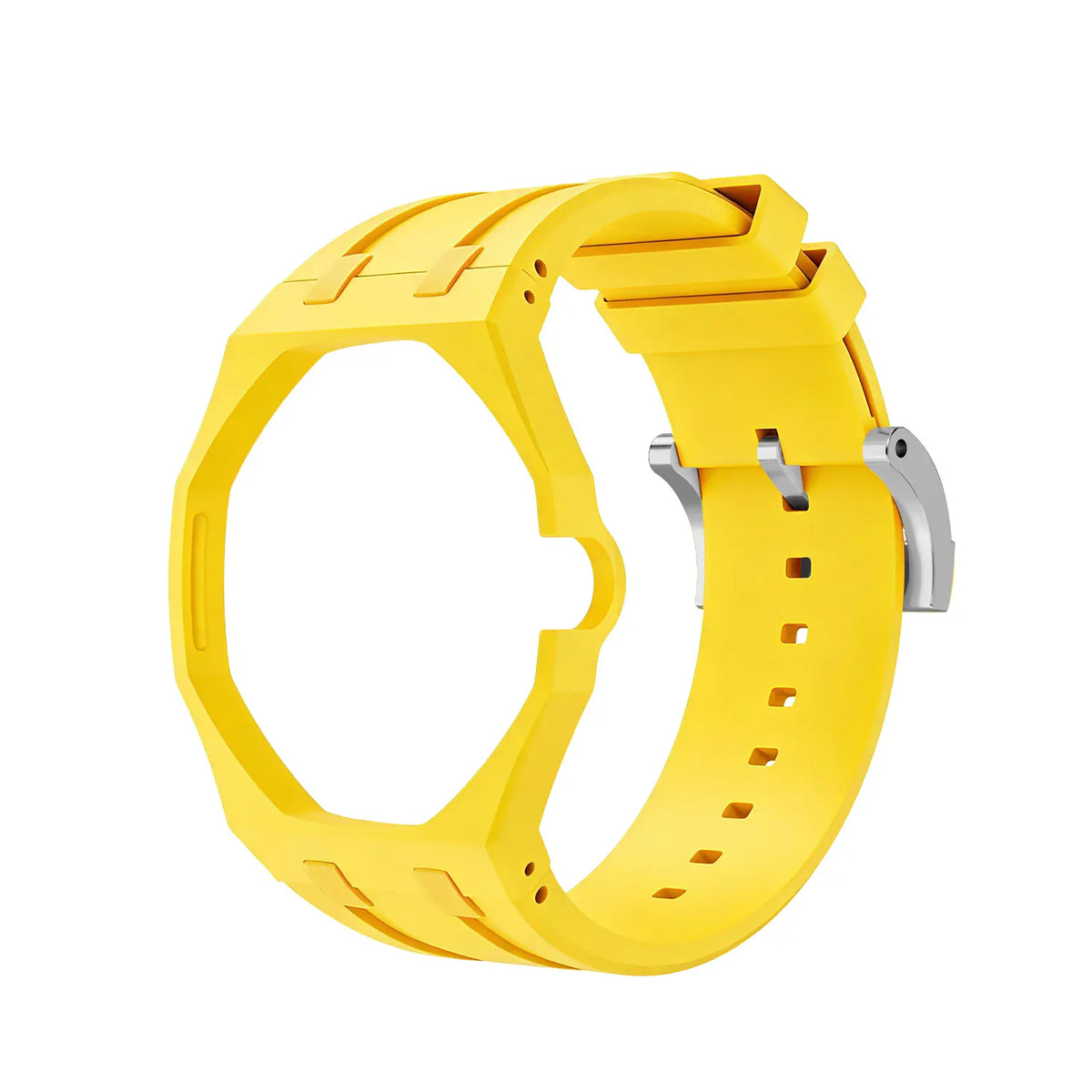 Bracelet silicone - 3 heures Swatch Royal Pop (jaune)