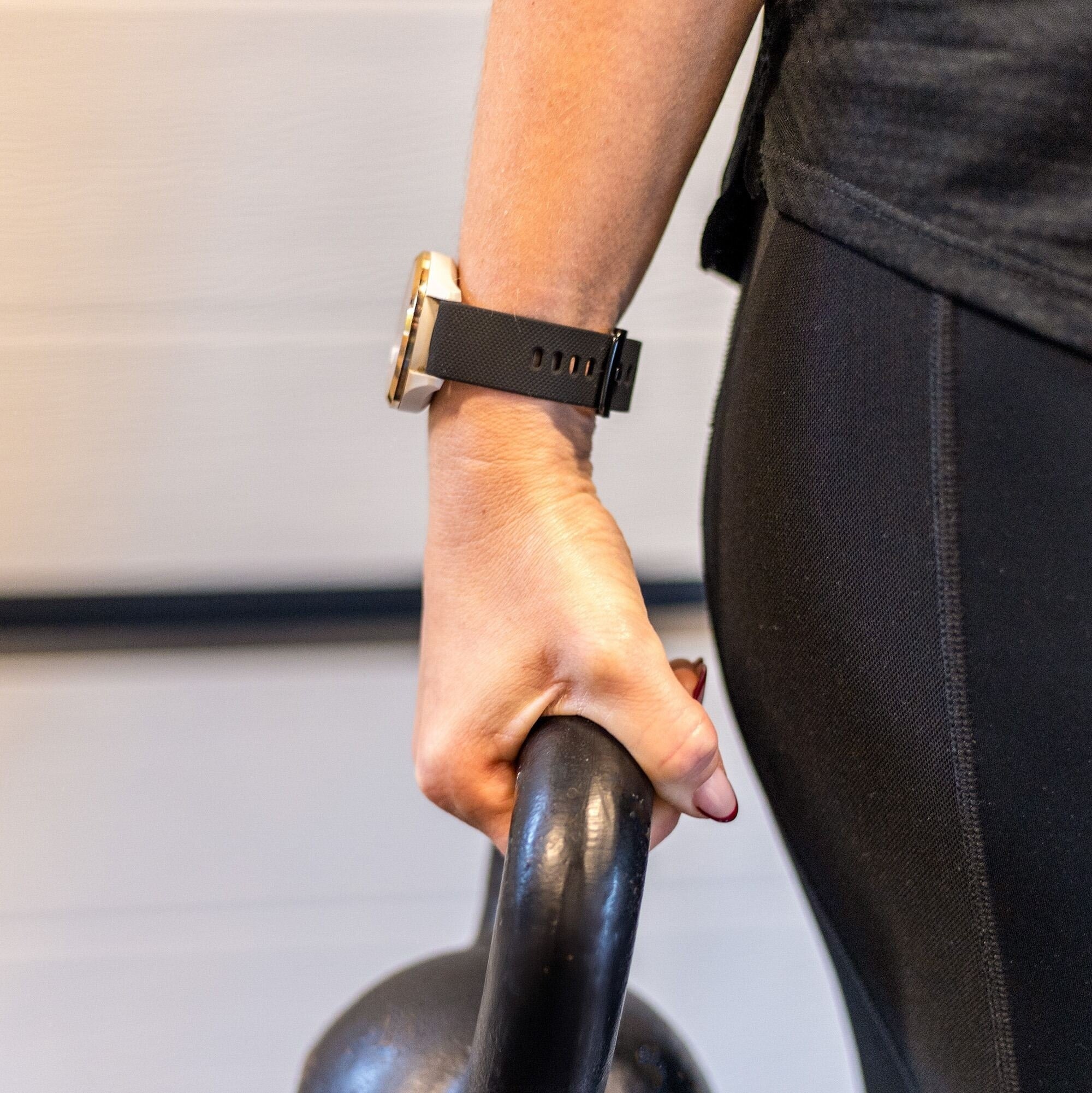 Bracelet silicone Fossil Gen 4 Venture HR (noir)