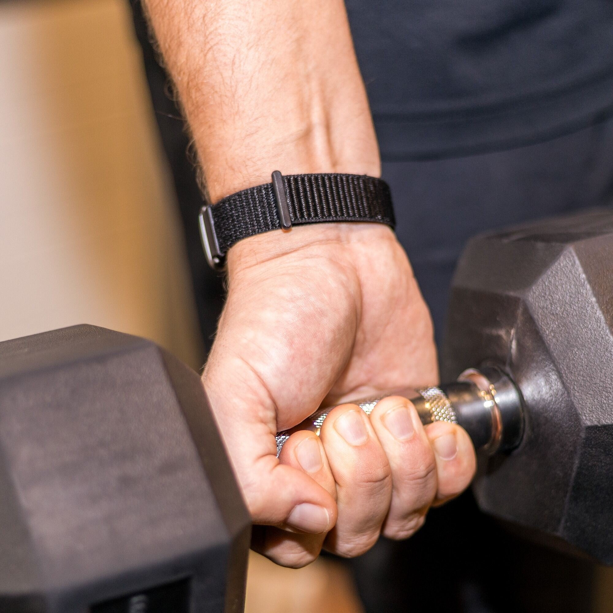 Bracelet nylon Fitbit Charge 5 (noir)