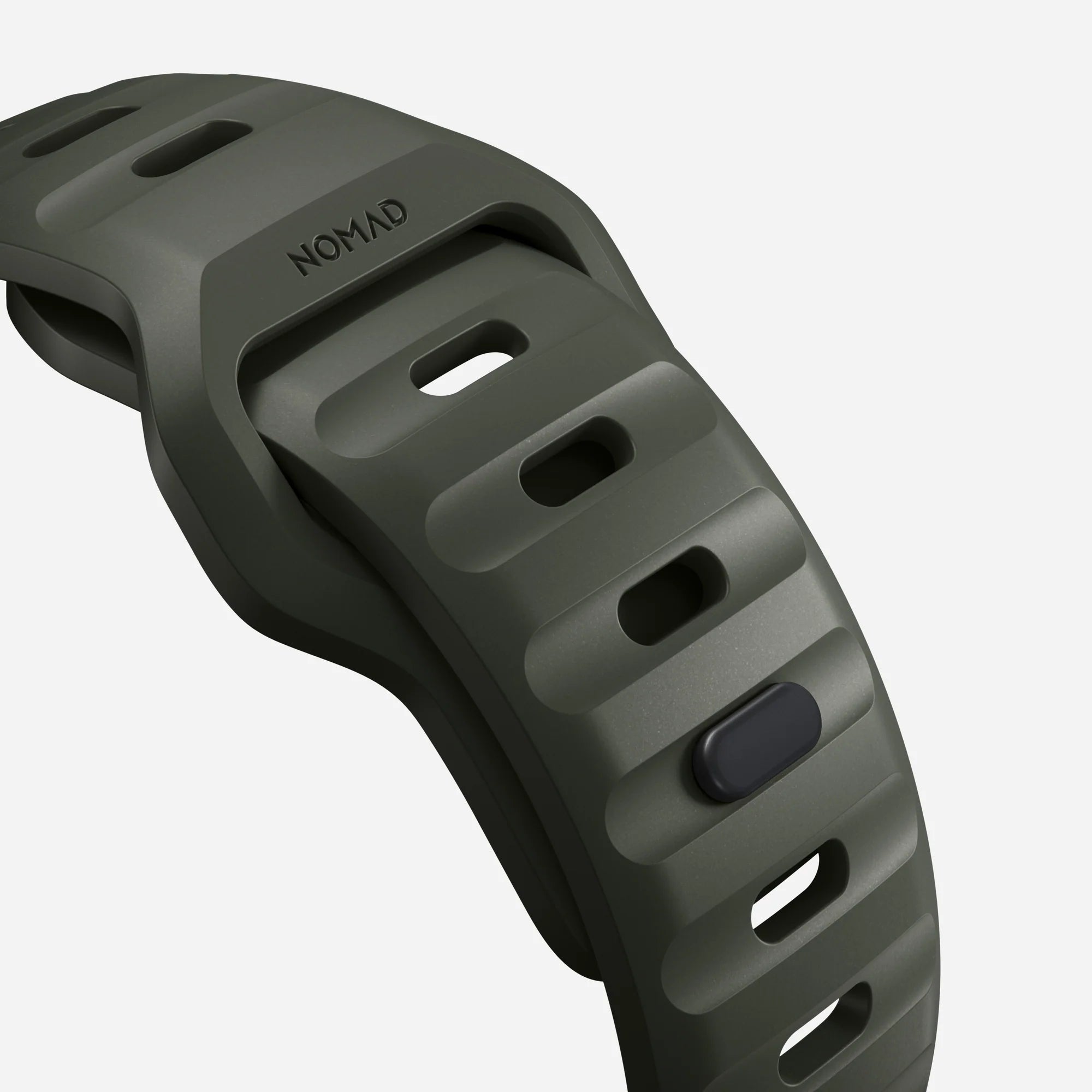 Nomad Bracelet silicone sport Apple Watch (vert cendré)