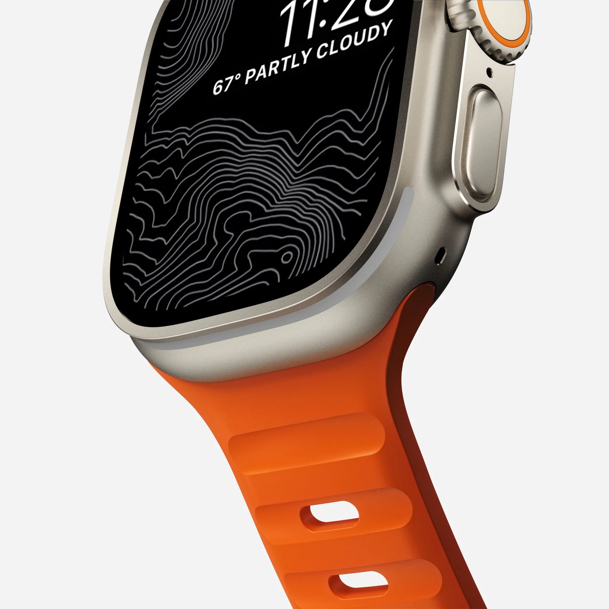 Nomad Sport Apple Watch Silicone Strap (Ultra Orange)