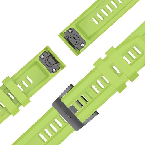 Bandz Garmin Descent Mk3(i) - 43mm Silicone Strap 'Classic' (Light Green)