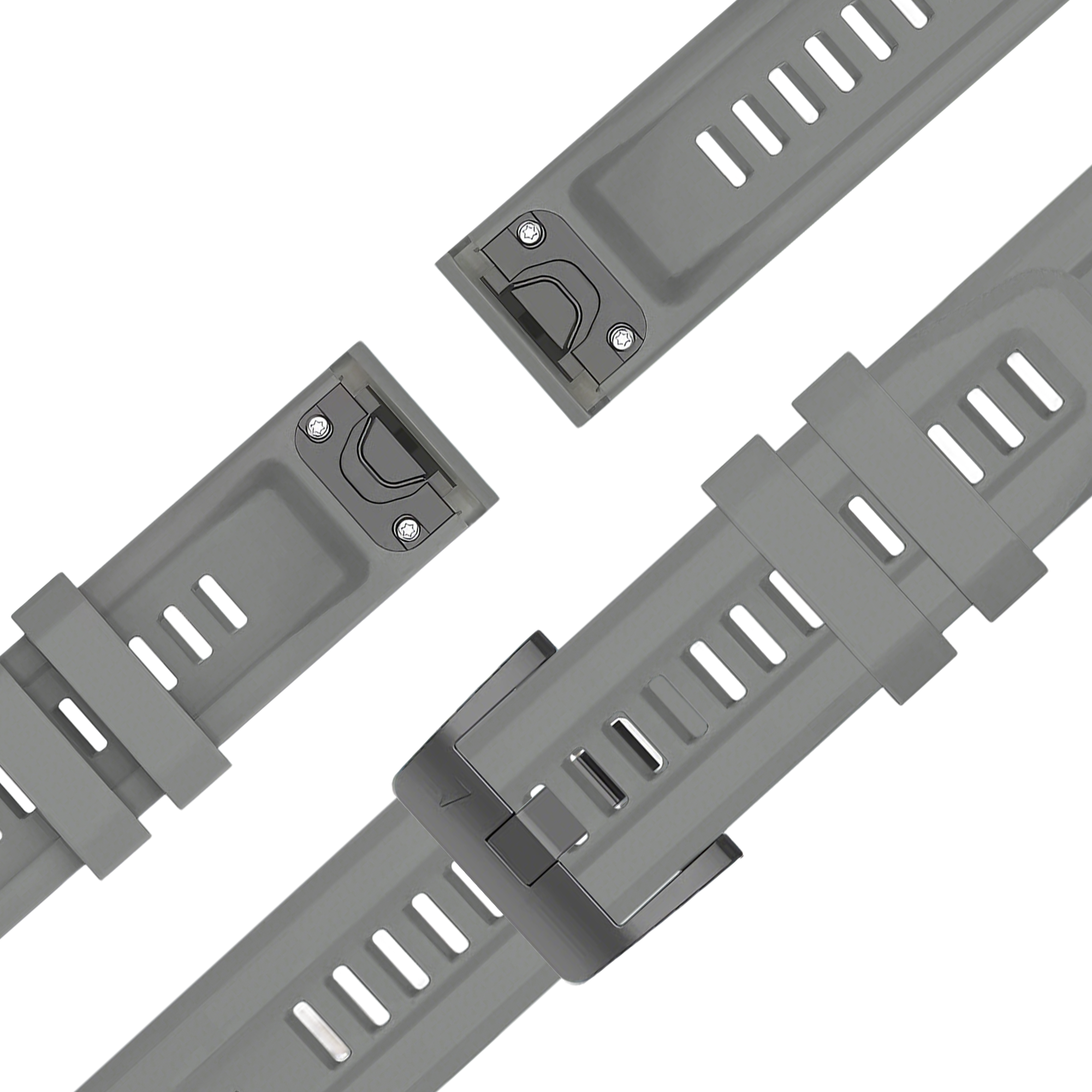 Bandz Bracelet silicone 'Classic' Garmin Descent Mk1 (gris)