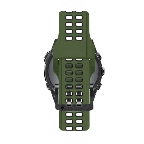 Bandz Bracelet sport avec boucle Garmin Instinct (verte/noir)