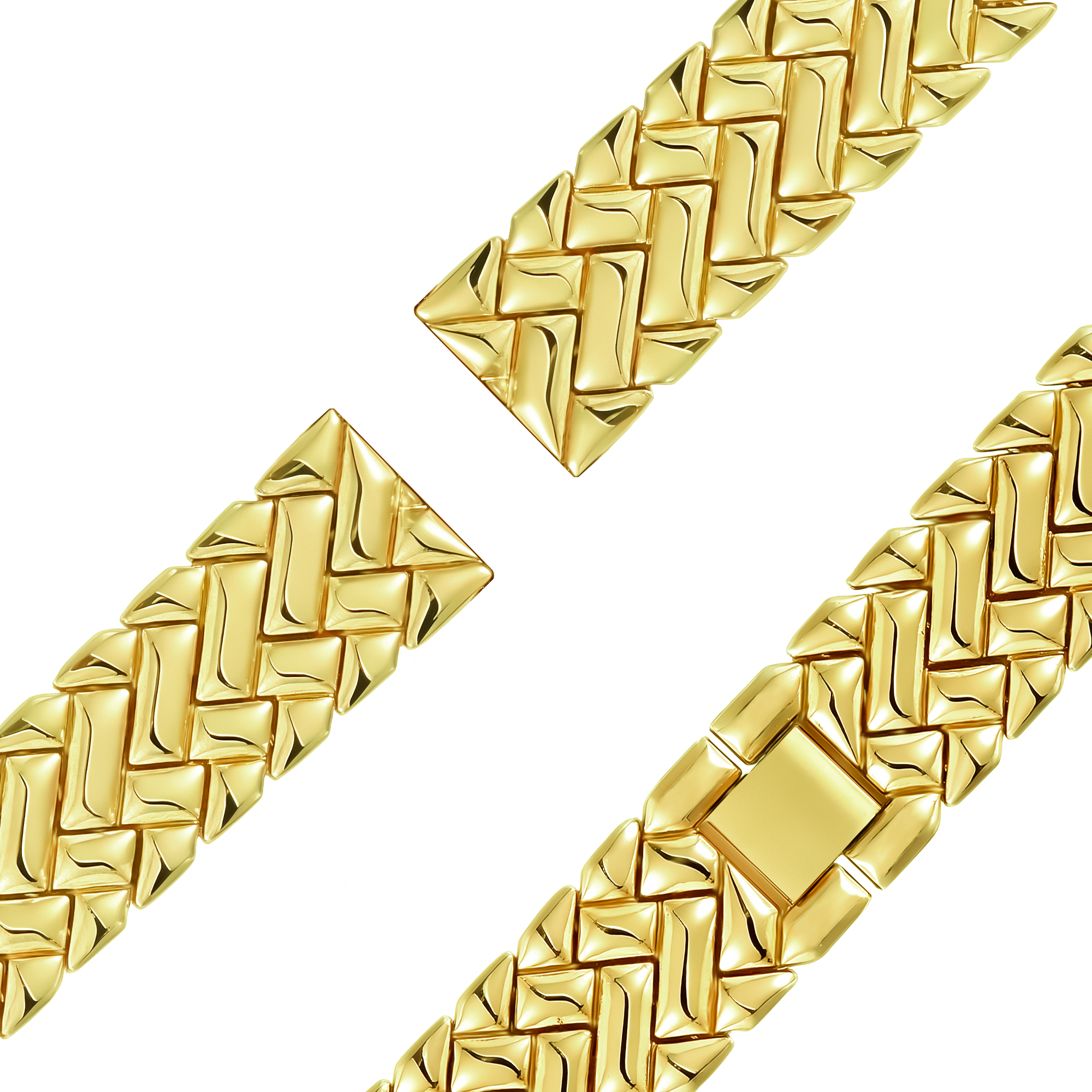 Bandz Bracelet metal 'V-Type' Garmin Venu 4 - 41mm (or)