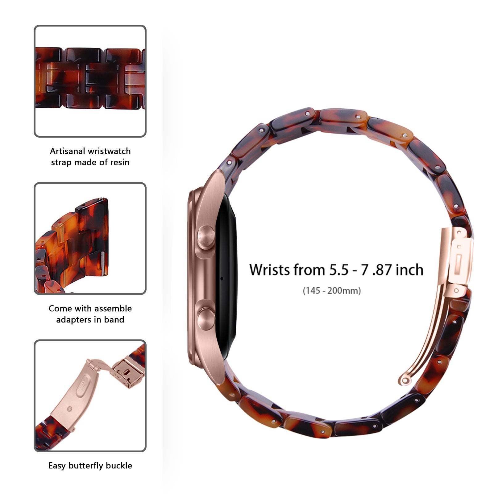 Bracelet résine Withings ScanWatch 2 - 42mm (lava)
