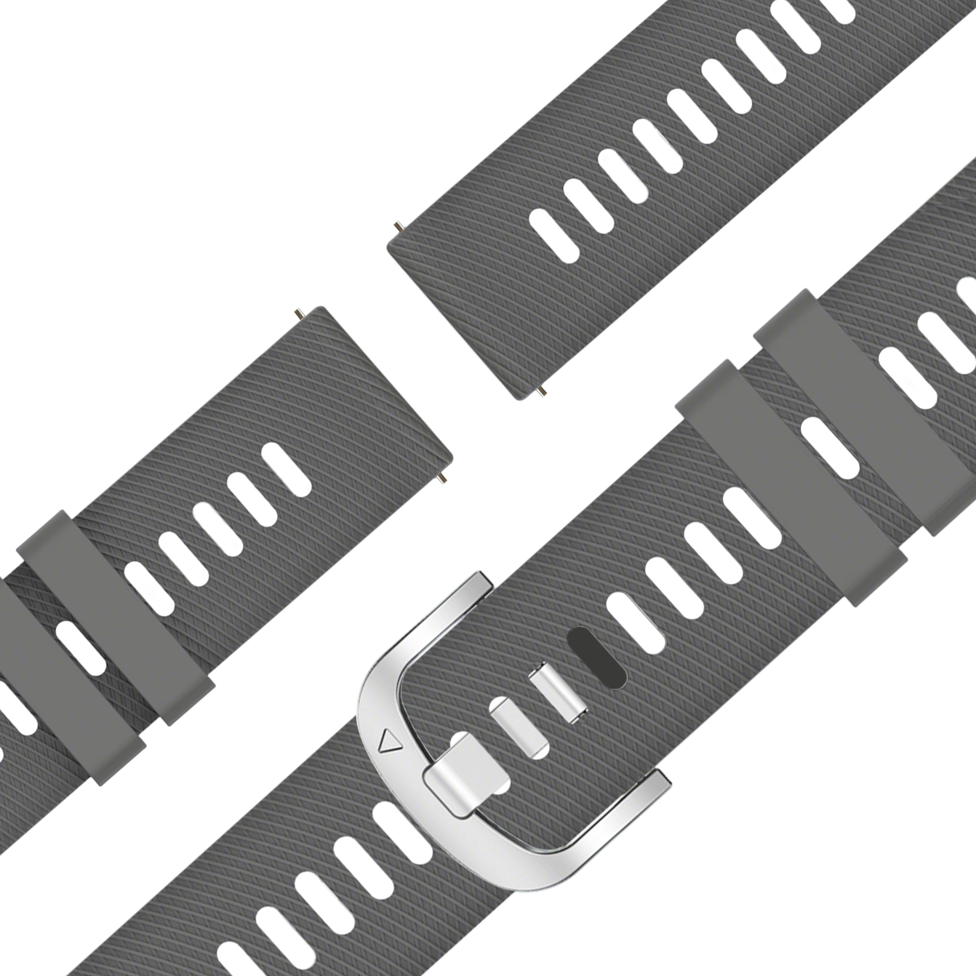 Bandz Bracelet silicone 'Deluxe' Garmin Venu 2s (gris foncé)