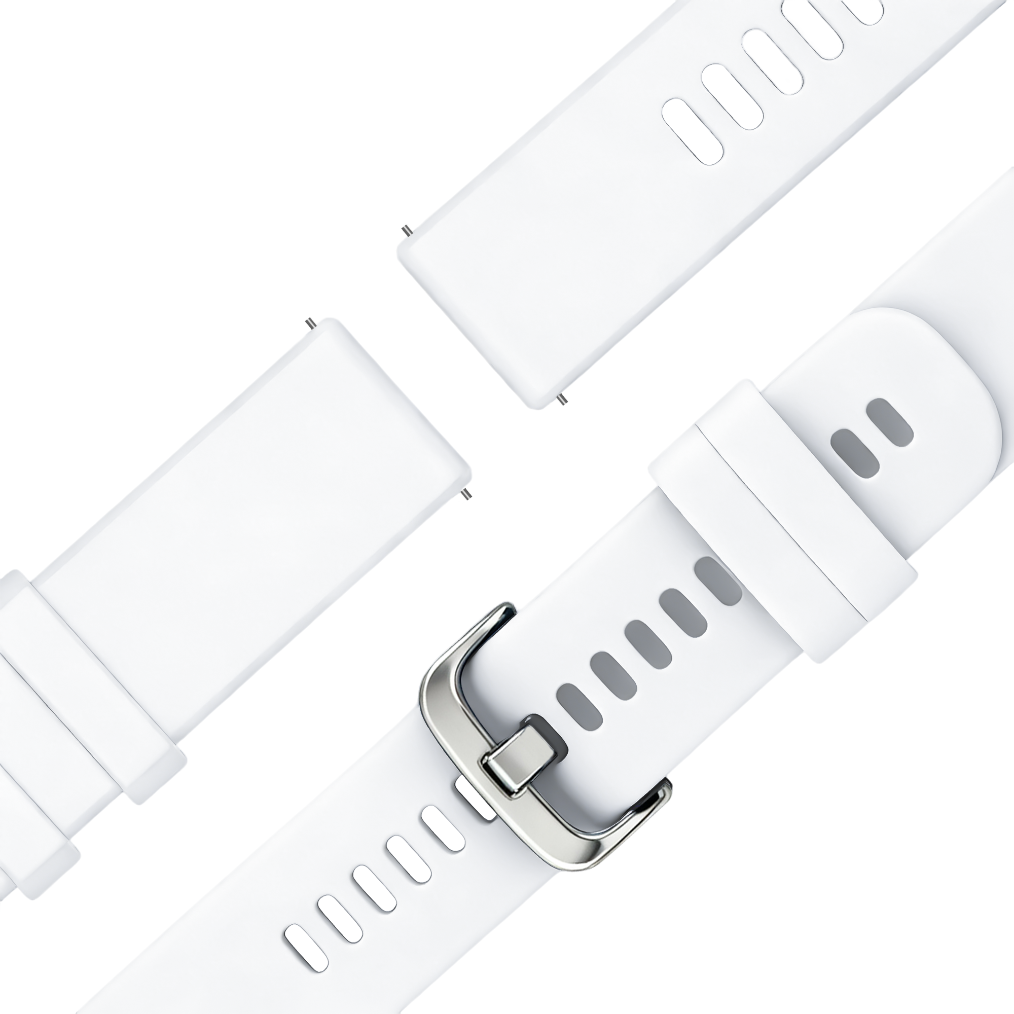 Bandz Bracelet silicone 'Classic' Garmin Venu 2s (blanc)