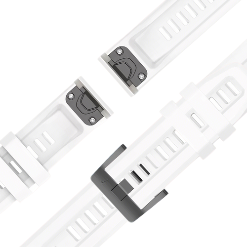 Bandz Bracelet silicone 'Classic' Garmin Fenix 5s / 6s (blanc)