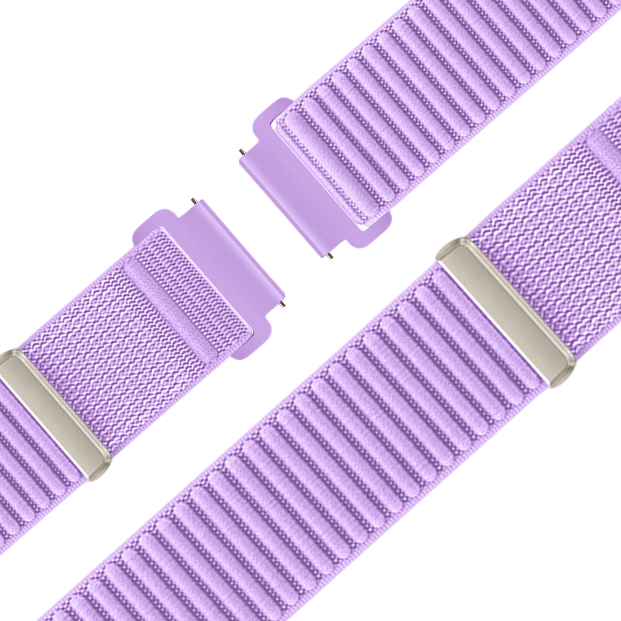 Bandz Bracelet nylon ondulé Garmin Venu 4 - 41mm (mauve)