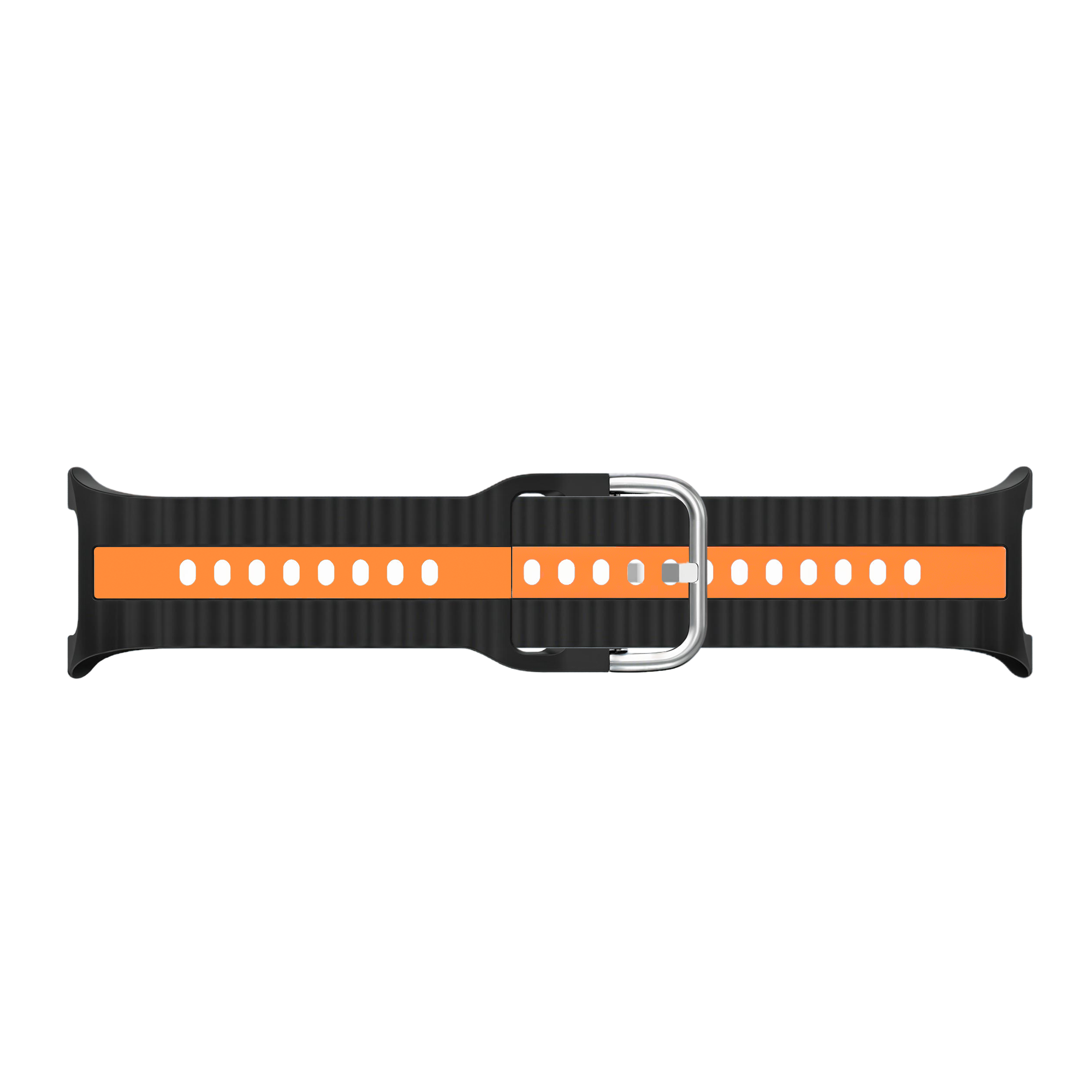 Samsung Galaxy Watch 8 - 40mm Dual Sport Strap (Black/Orange)
