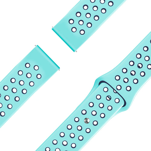 Bandz Garmin Forerunner 170 Sport Strap 'Deluxe' (Aqua/Blue)