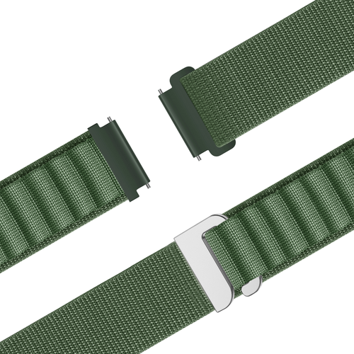 Bandz Garmin Forerunner 255 Alpine Nylon Strap (Green)
