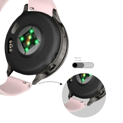 Bandz Garmin Venu 2 Silicone Strap 'Premium' (Pink)