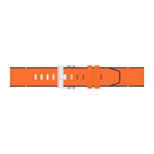 Bracelet cuir hybride Garmin Descent G2 (orange)