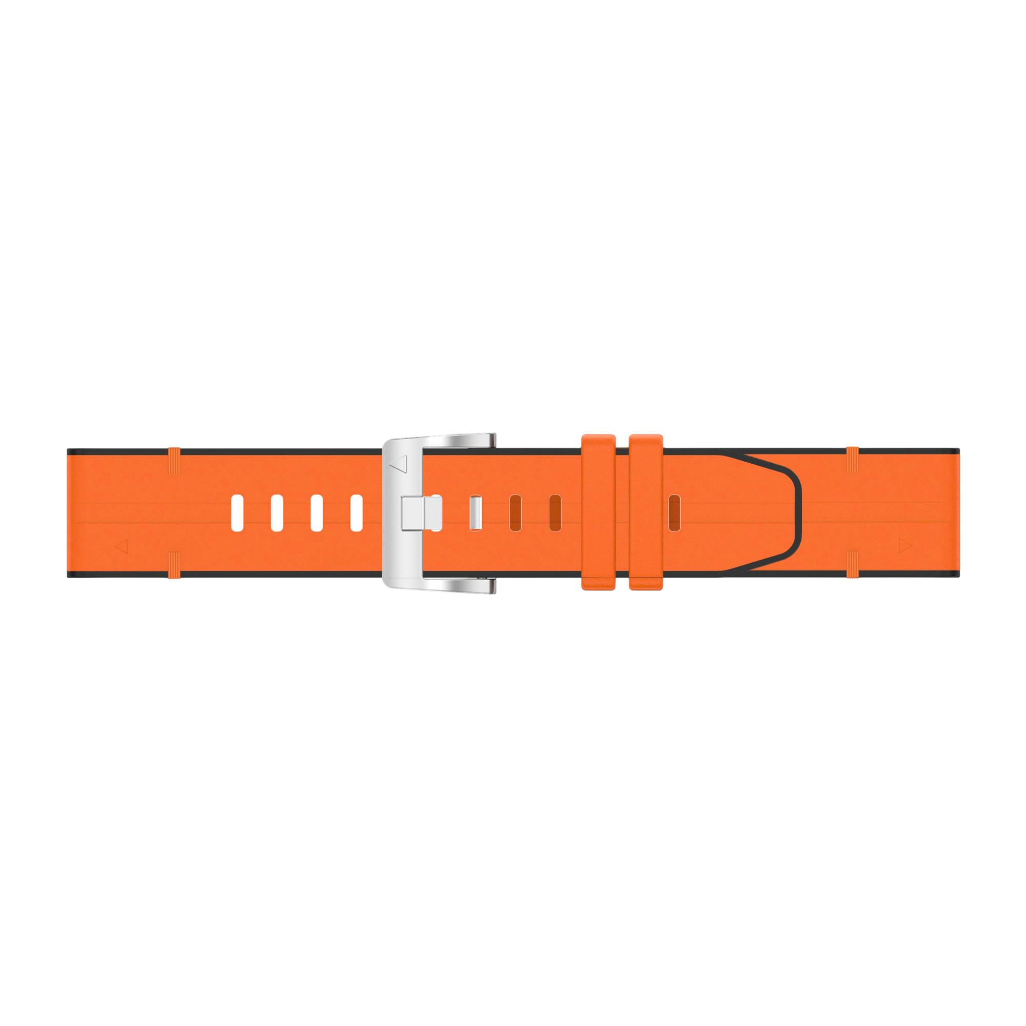 Bracelet cuir hybride Garmin Approach S70 - 42mm (orange)