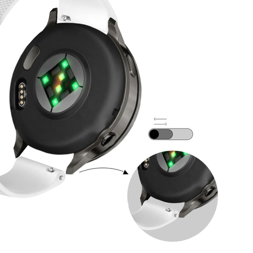 Bandz Garmin Bounce 2 Silicone Strap 'Premium' (White)