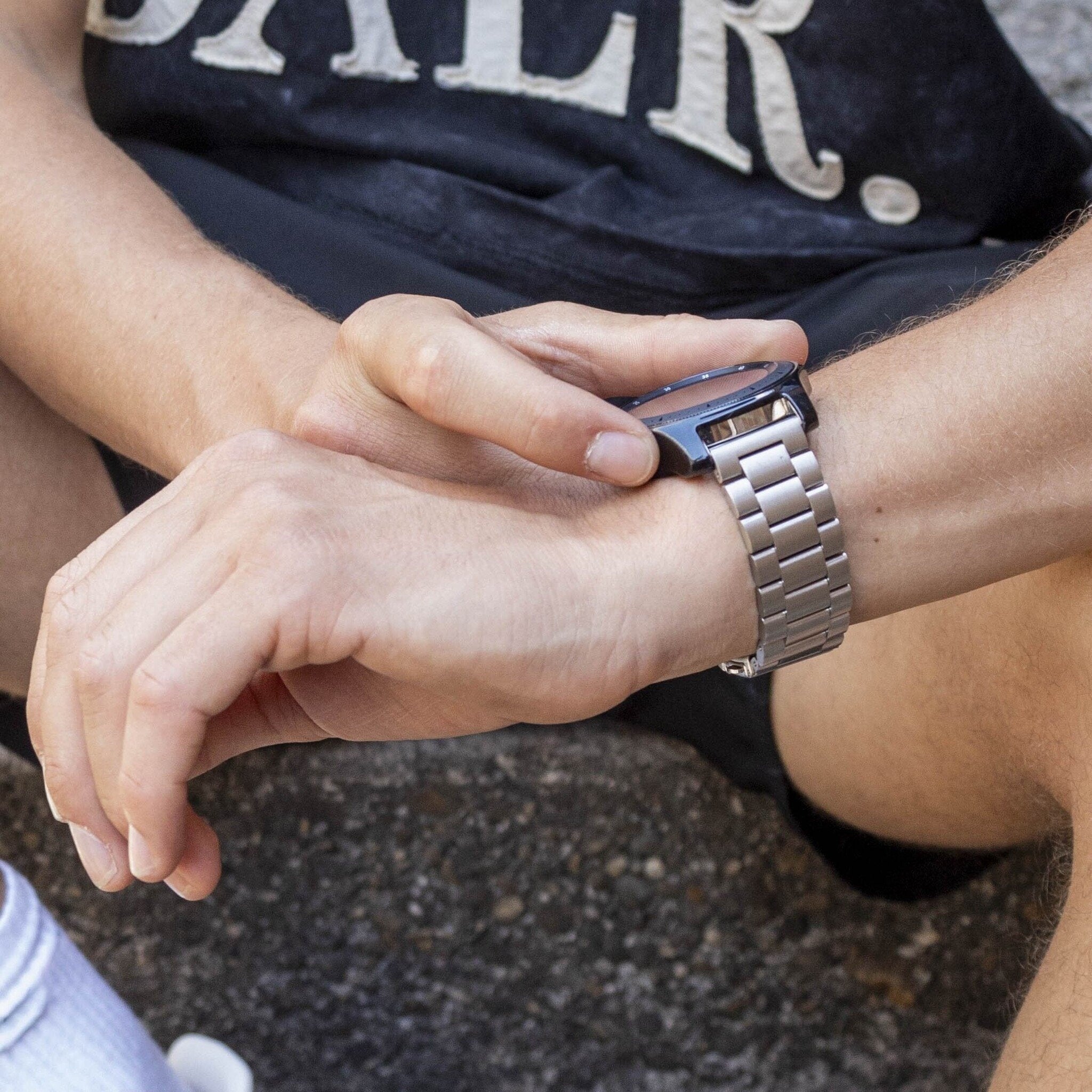 BALR Bracelet acier Xiaomi Watch S1 (argent)