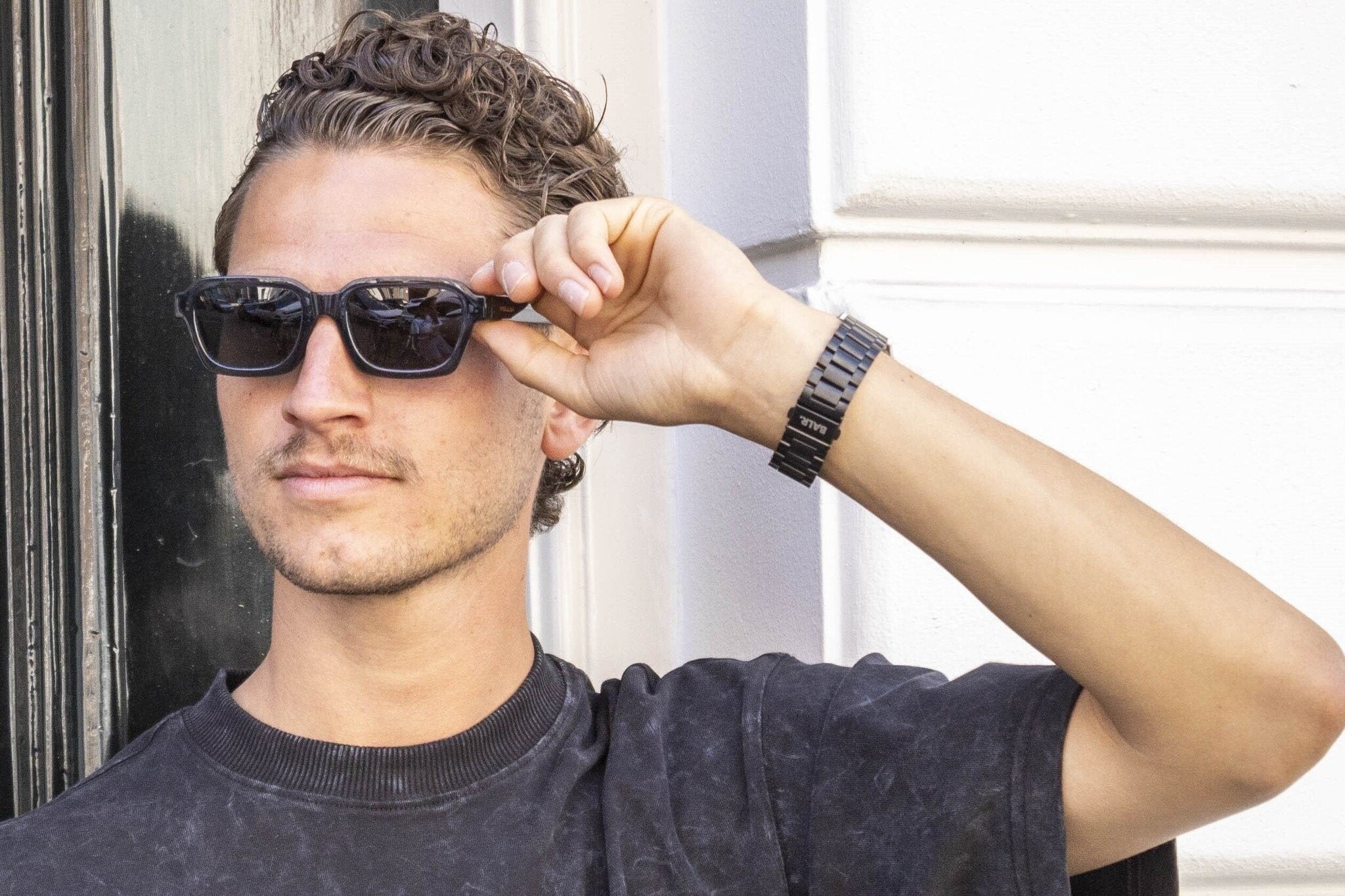 BALR Bracelet acier Xiaomi Amazfit GTS (noir)