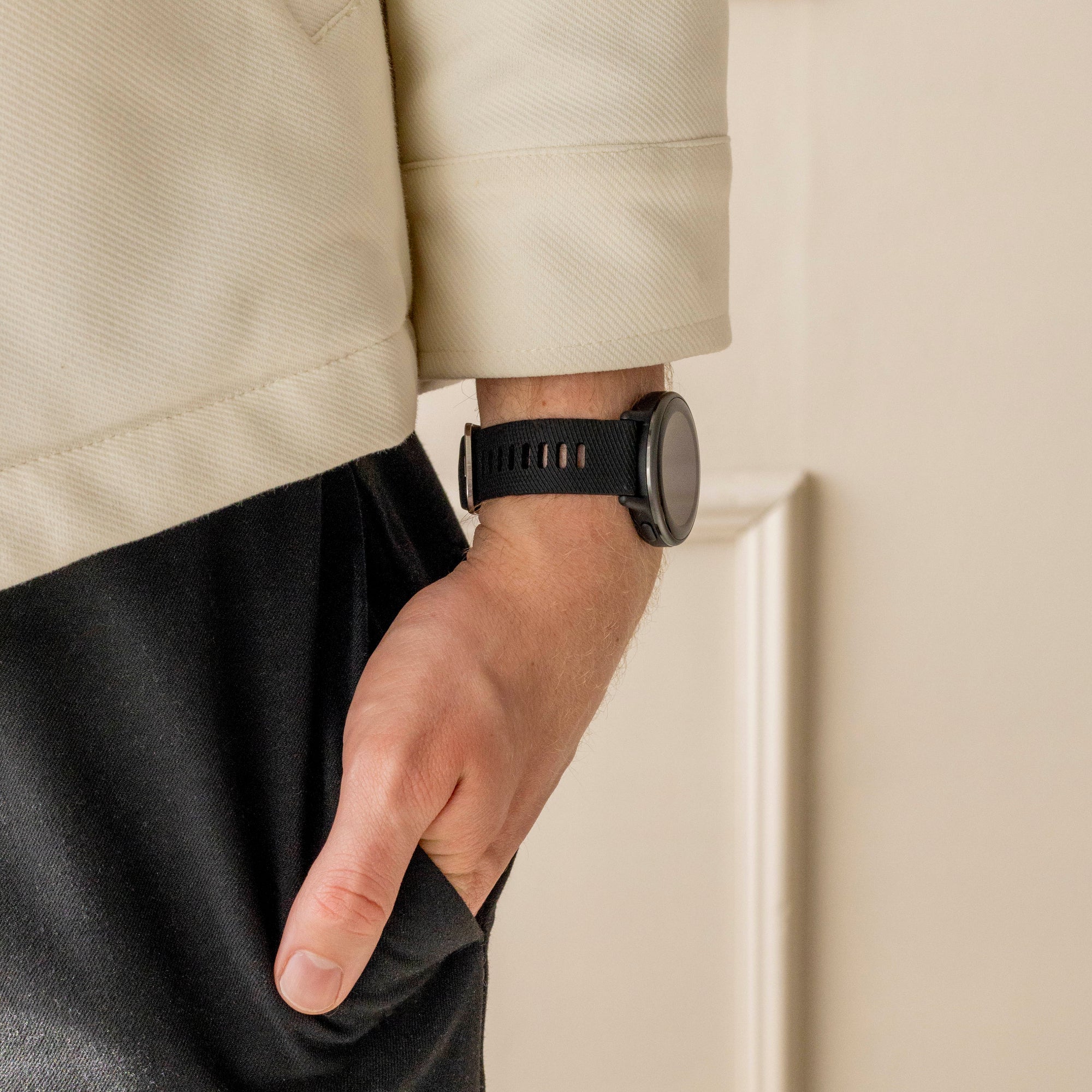 Bracelet silicone Garmin Approach S50 (noir)