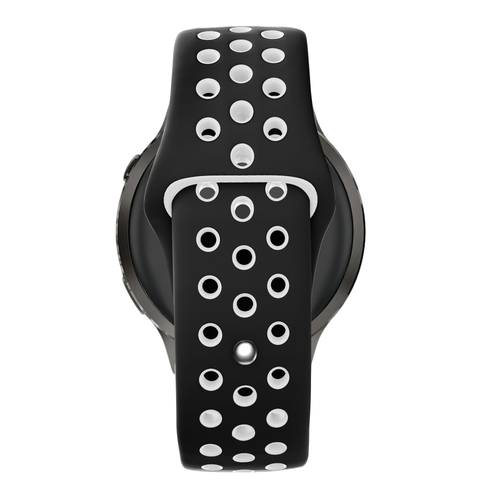 Bandz Bracelet sport 'Deluxe' Garmin Vivoactive 4 (noir/blanc)