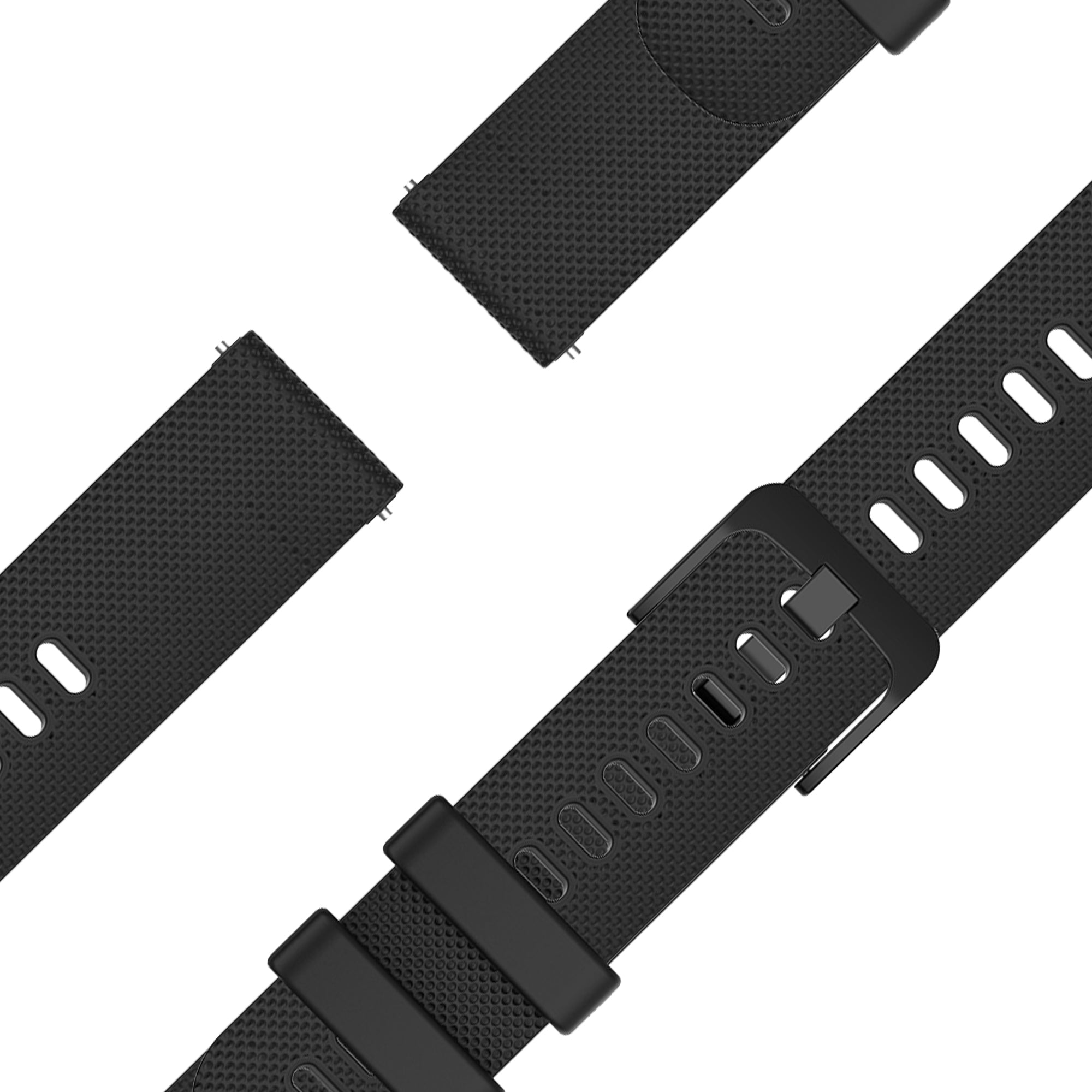 Bandz Bracelet silicone 'Premium' Garmin Forerunner 265 (noir)