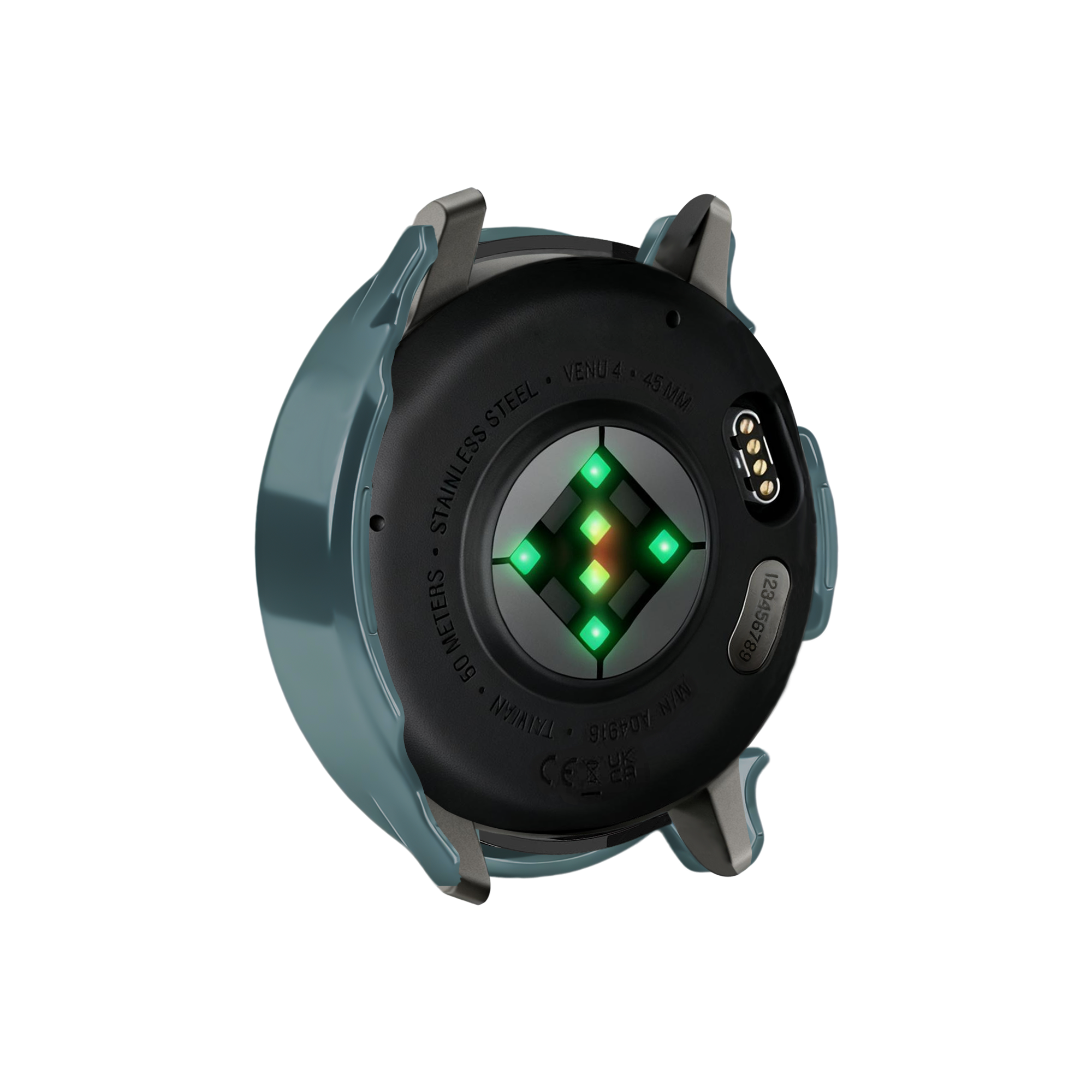 Bandz Protecteur Pc avec verre Garmin Venu 4 - 45mm (verte)