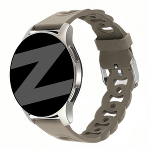 Bandz Bracelet silicone 'Chaînes' Amazfit GTS 4 (beige-marron)