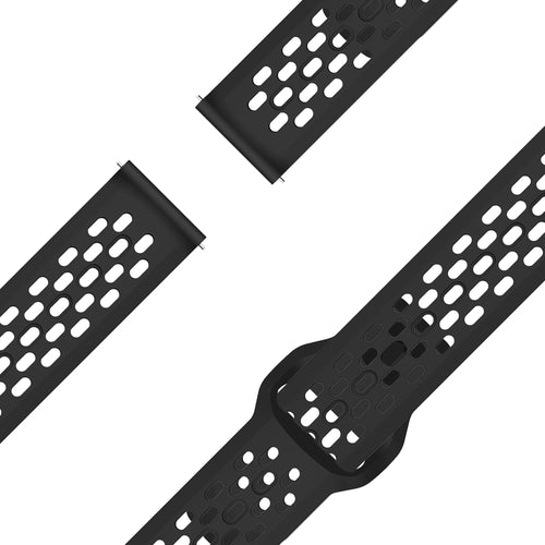 Bandz Bracelet silicone 'Air' Garmin Forerunner 245 (noir)