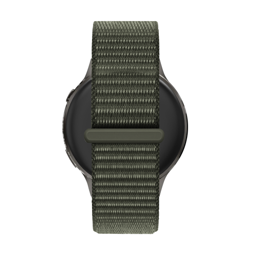 Bandz Garmin 18mm Nylon Loop Strap (Dark Green)