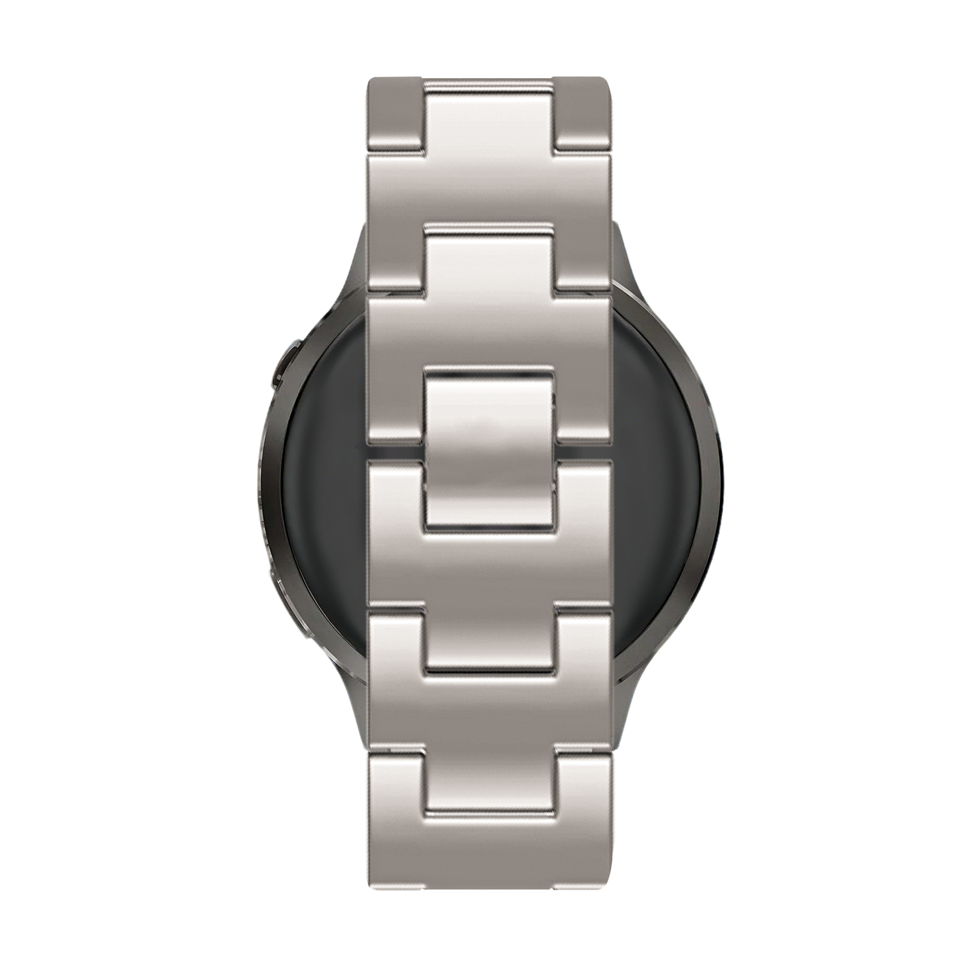 Bandz Garmin Forerunner 570 - 42mm Metal Strap 'Chains' (Starlight)