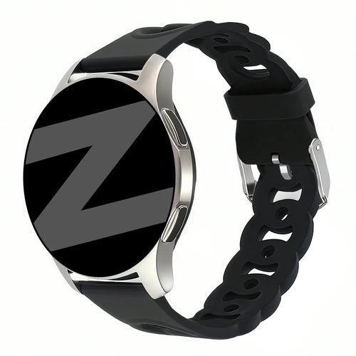 Bandz Bracelet silicone 'Chaînes' Polar Pacer (noir)