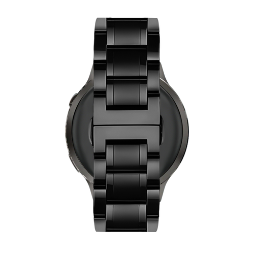 Bandz Bracelet acier 'Deluxe' Garmin Vivomove Style (noir)