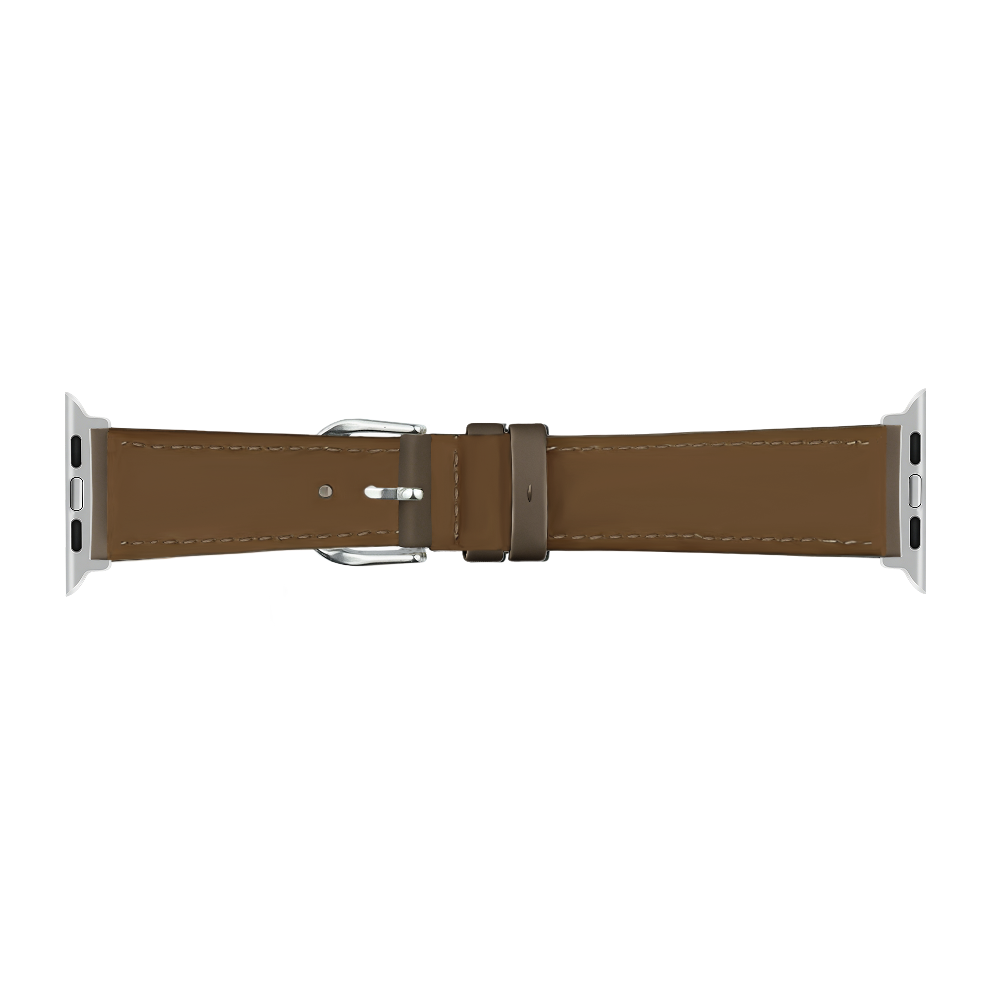 Bracelet cuir 'Slimfit' Apple Watch (café foncé)