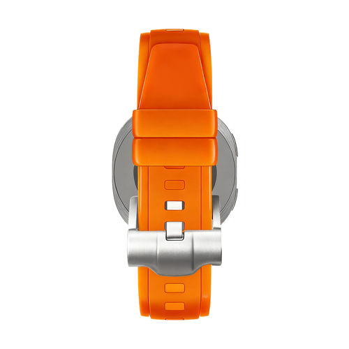 Bandz Samsung Galaxy Watch 8 - 40mm Silicone Strap 'Luxe Liquid' (Orange)