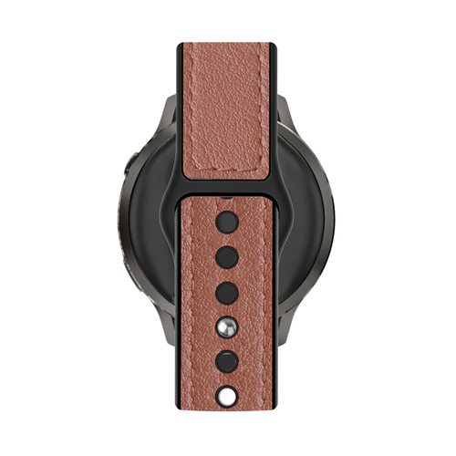 Bandz Garmin Vivomove Trend Leather Strap 'Hybrid' (Brown)