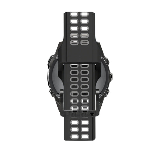 Bandz Garmin D2 Mach 1 Sport Strap with Buckle (Black/Grey)