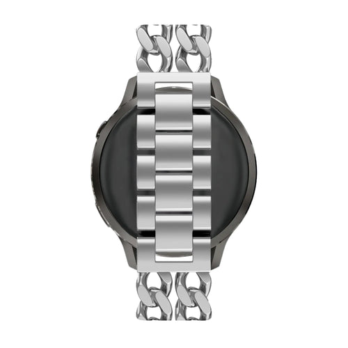 Bandz Coros Apex - 42mm Metal Strap 'Double Chains' (Silver)