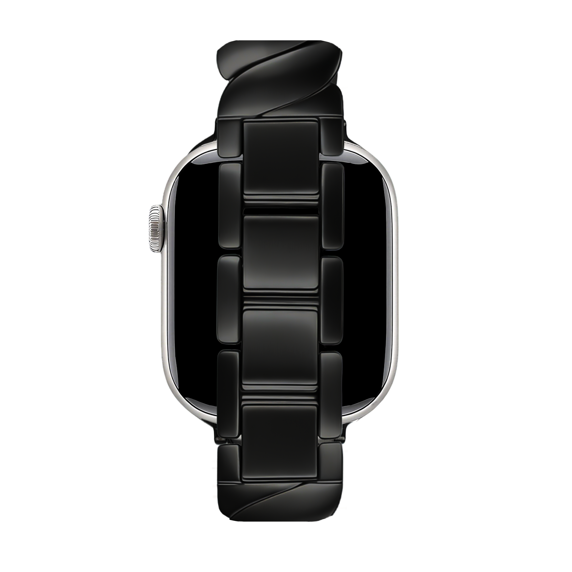 Bandz Bracelet acier premium 'Twisted' Apple Watch (noir)