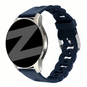 Bandz Bracelet silicone 'Chaînes' Samsung Galaxy Watch 3 - 41mm (bleu foncé)