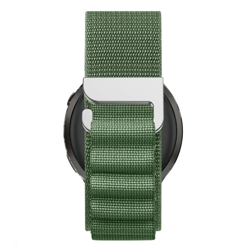 Bandz Garmin Vivoactive 4 Alpine Nylon Strap (Green)