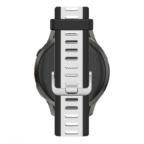 Bandz Bracelet dual sport avec boucle Garmin Vivoactive 6 (noir/blanc)